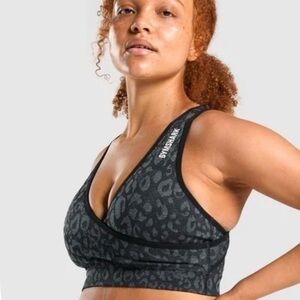 Gymshark Leopard Print Sports Bra